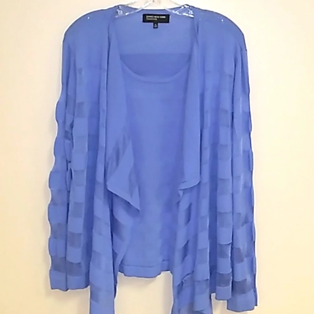 Jones New York Collection sweater, lilac or periwinkle XL - Picture 1 of 6